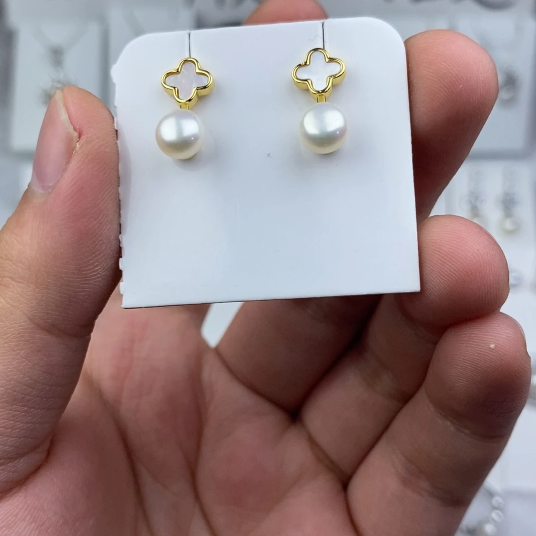 耳饰未镶嵌淡水珍珠