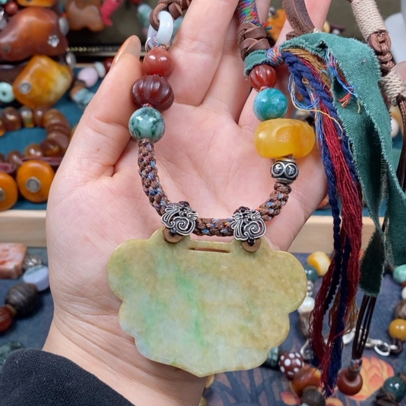 【闪购商品】翡翠颈饰未镶嵌项链