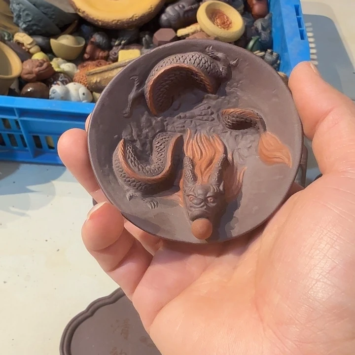 紫砂茶宠雕塑瑕疵茶宠