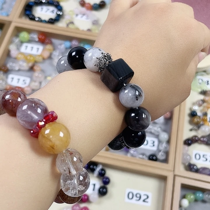 银S925镶嵌手链水晶