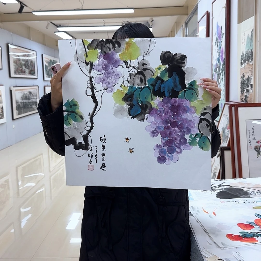 国画国画作品多次