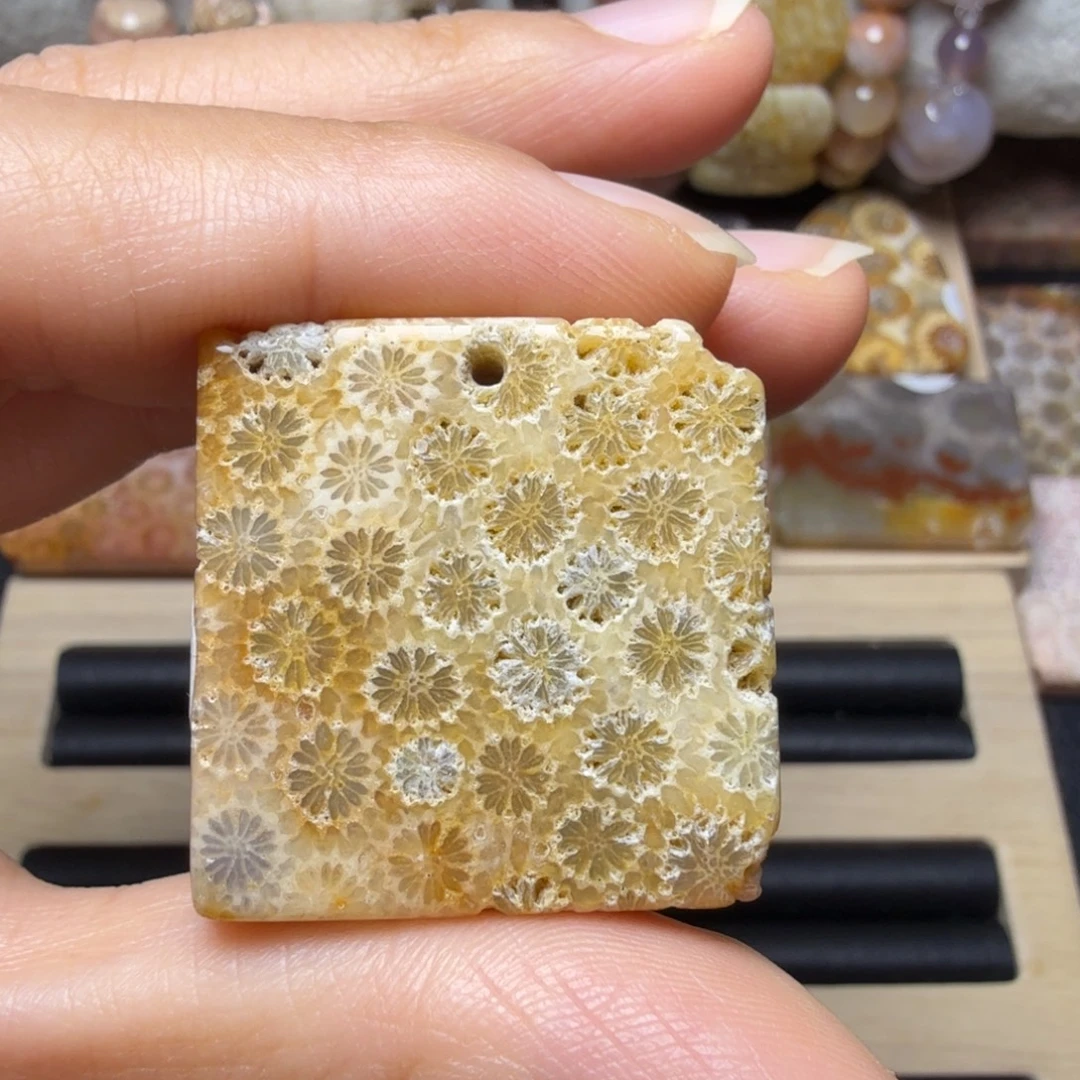 硅化玉未镶嵌特色的骨骼花