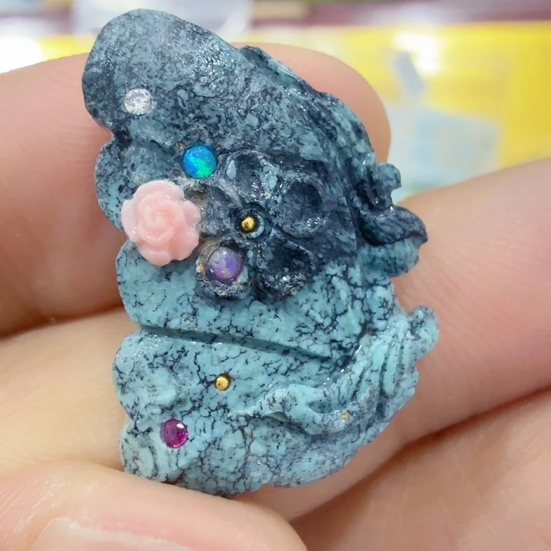 绿松石未镶嵌配饰