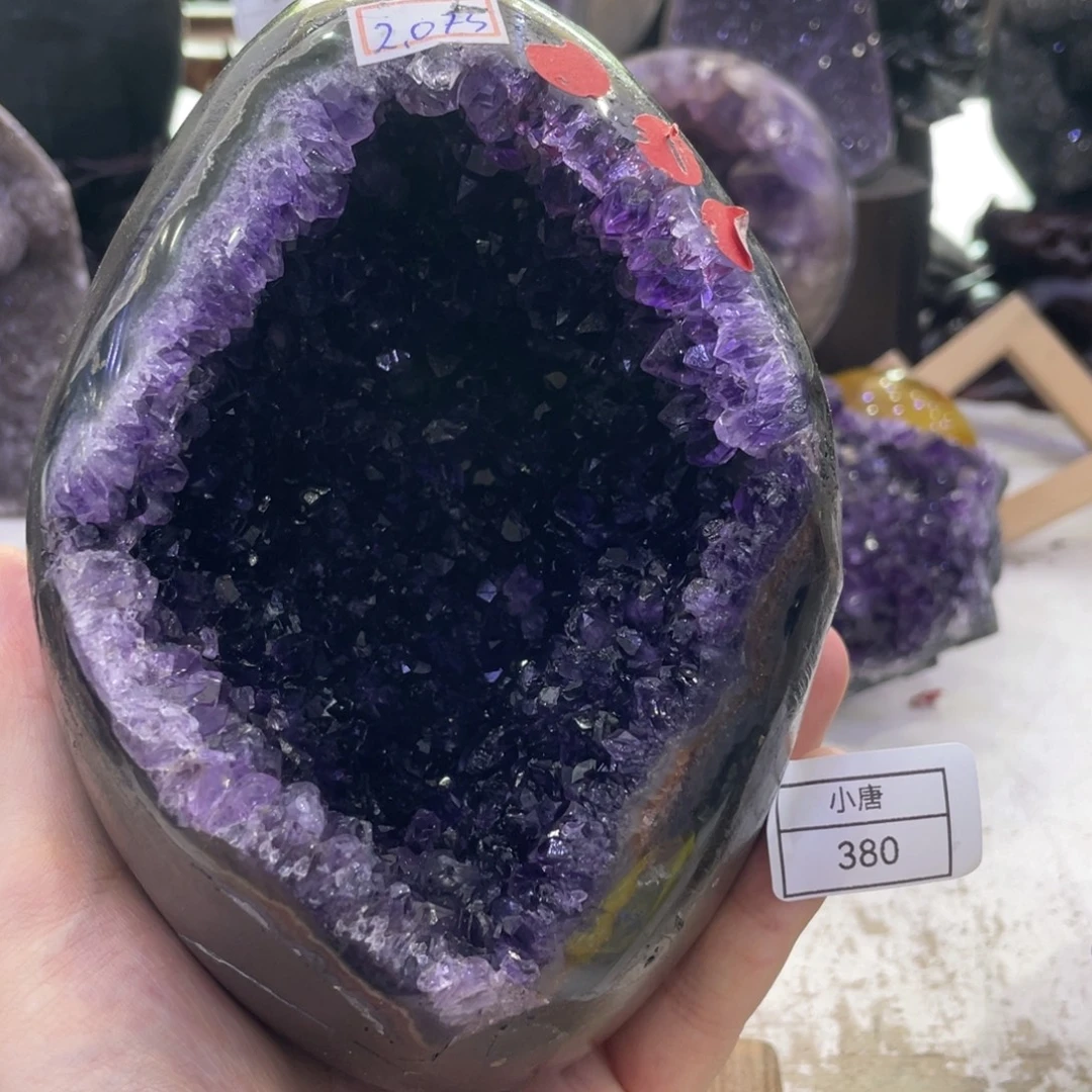 学***境未镶嵌珠宝半成品紫晶