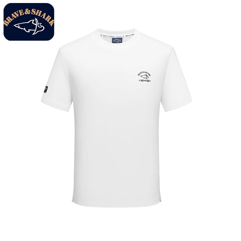 BRAVE&SHARK/勇士鲨鱼夏季男士圆领短袖体恤透气上衣男装T恤衫