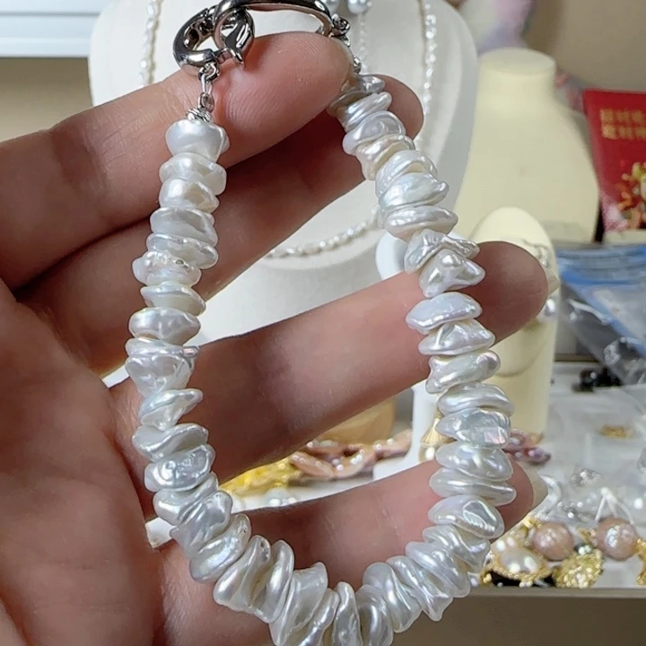 淡水珍珠卡10➕花瓣巴洛克有正常生长纹未镶嵌ℳ****