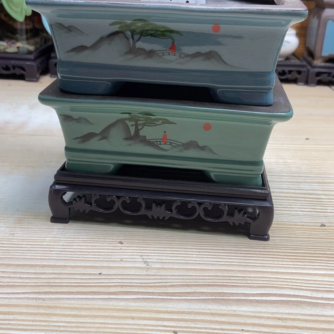 瓷片陶瓷花盆陶瓷艺术