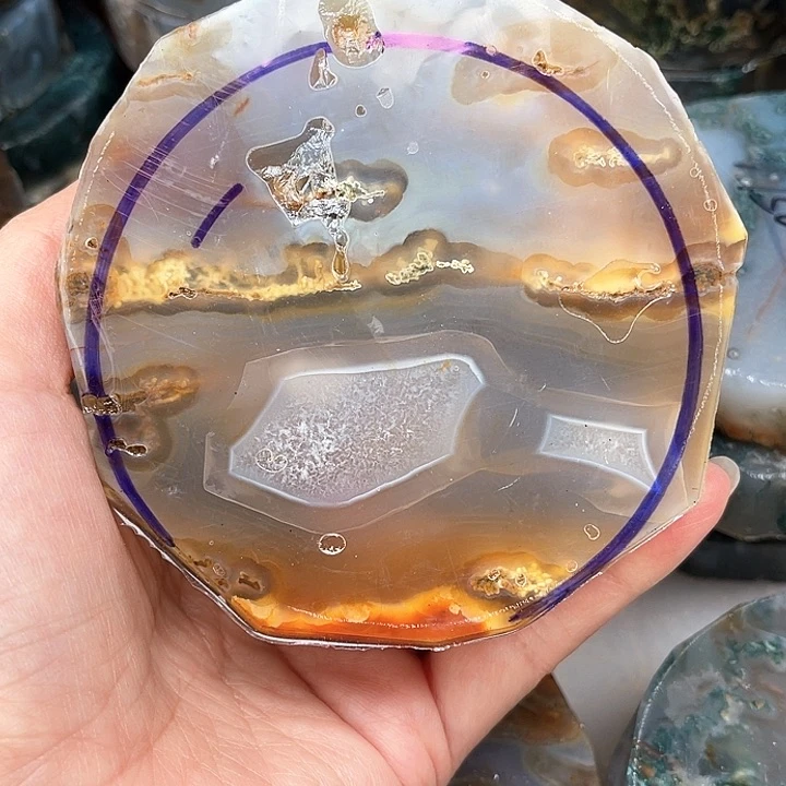 定制玛瑙我****家水草玛瑙手镯