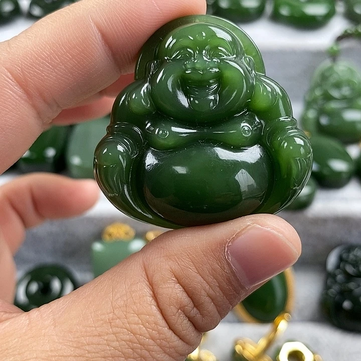 和田玉（碧玉）未镶嵌颈饰40