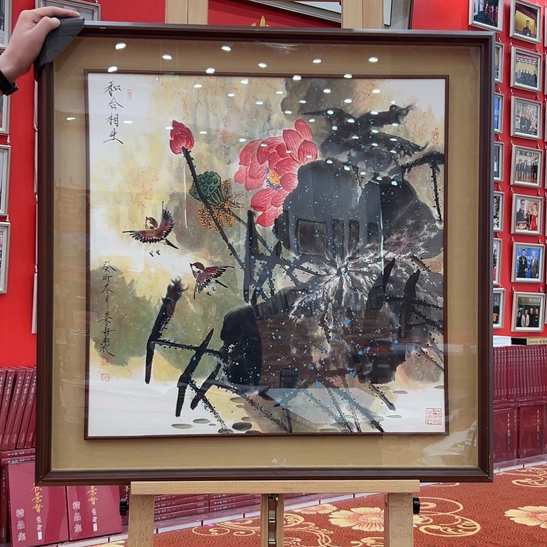 小***尼国画崔老师展览原作