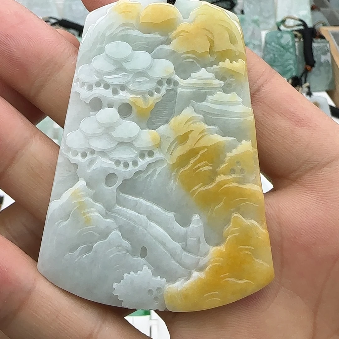 翡翠未镶嵌颈饰翡翠