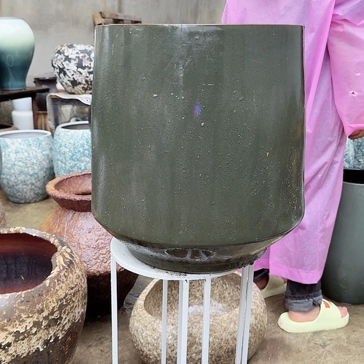 紫砂花盆高度43口径37内口径34