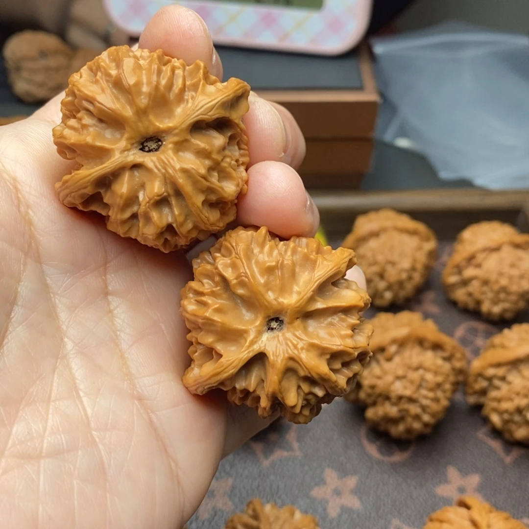 上***哈文玩核桃把件苹果园41