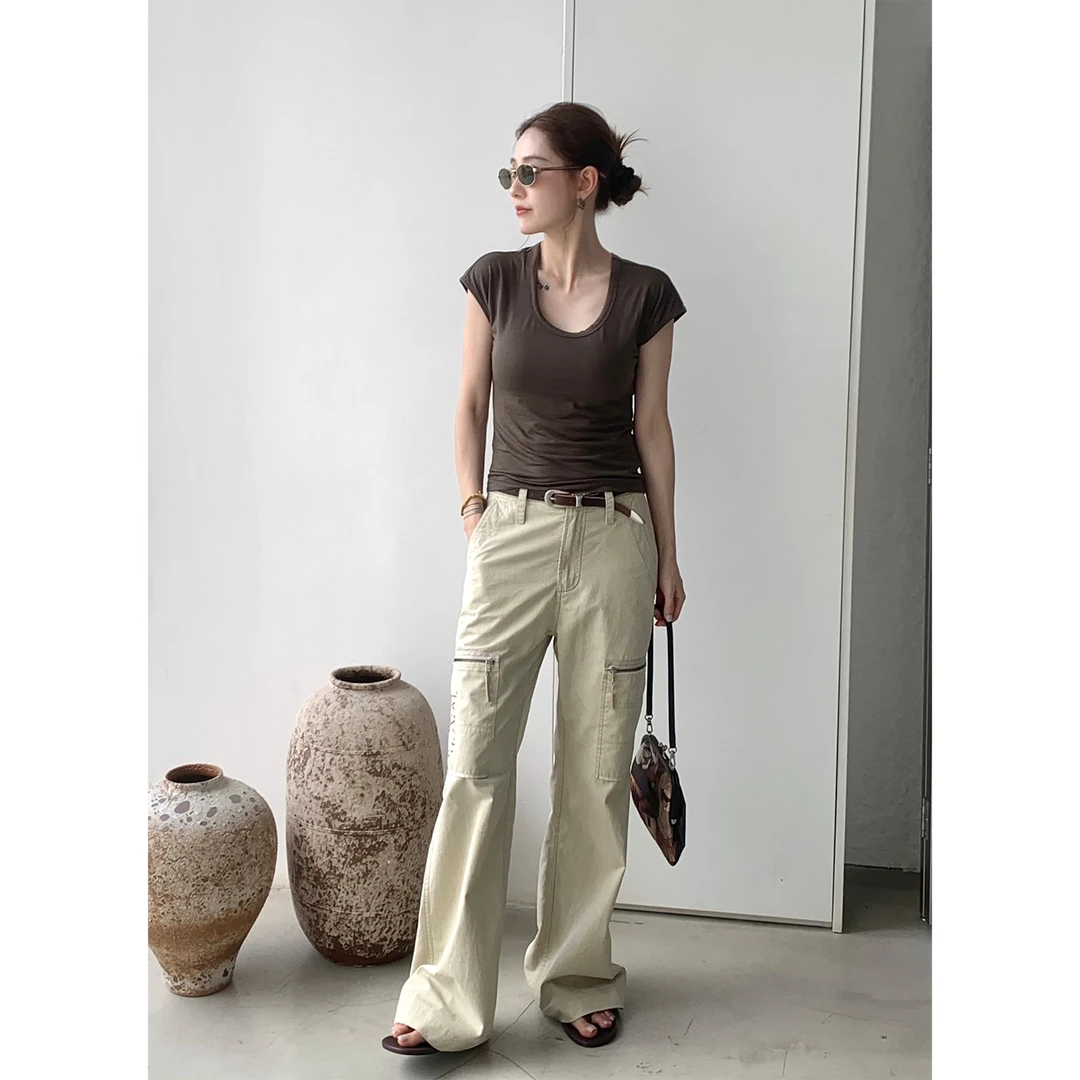 Players Handbook《薄荷糖》极简主义一片式包肩冰感短袖PH1896