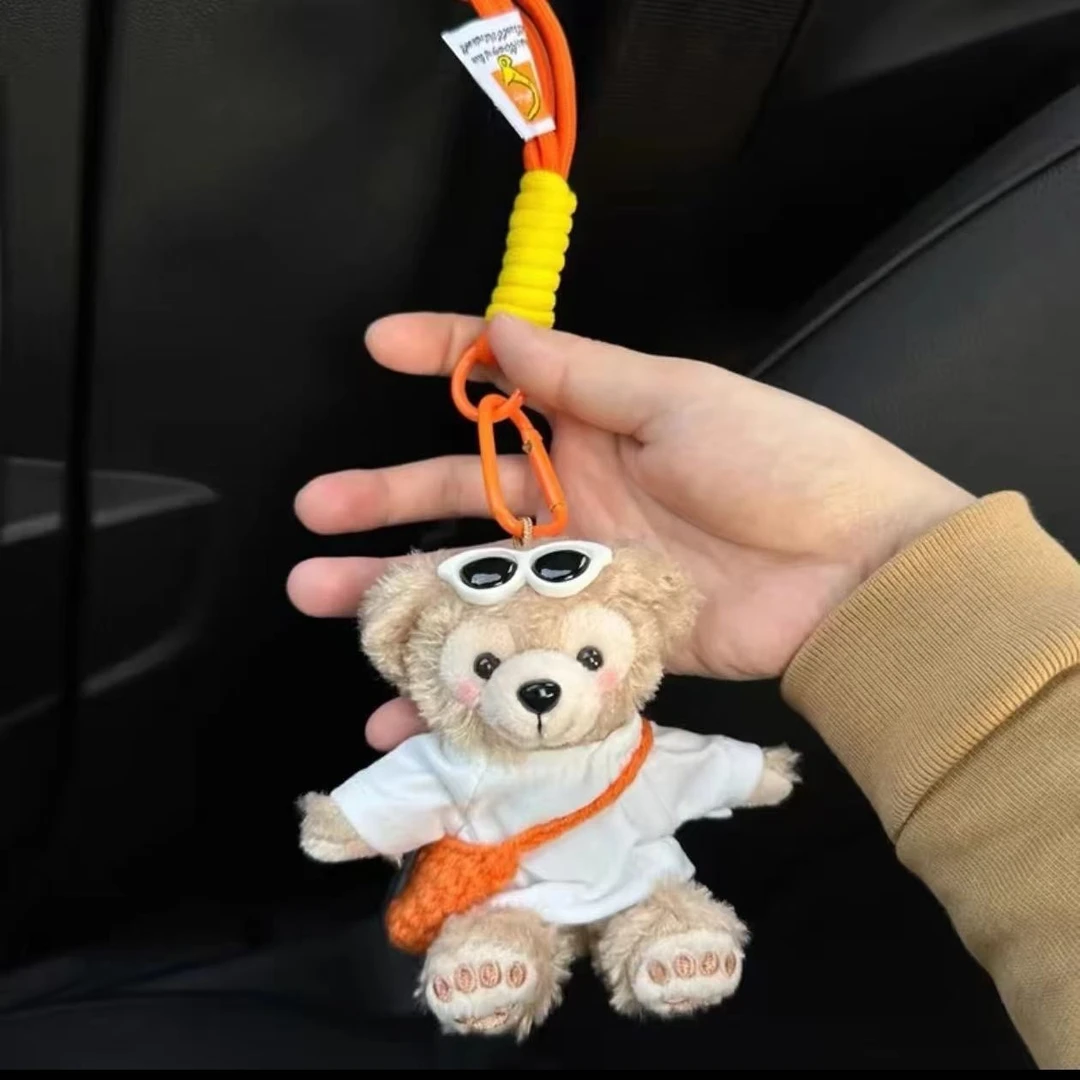 包包挂件毛绒公仔配饰玩偶达菲小熊钥匙扣挂饰礼物