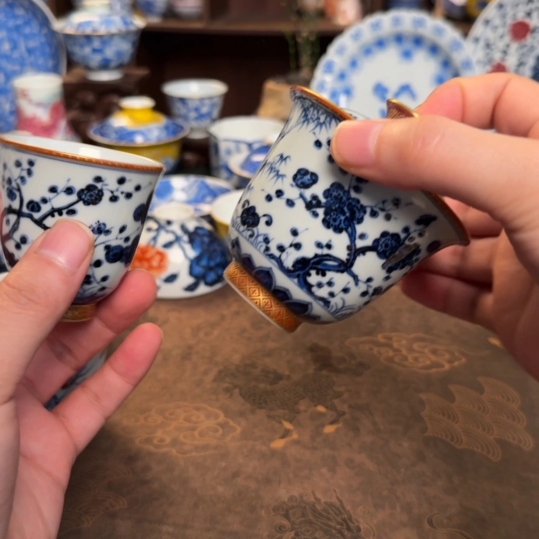 小***子纯手工手绘陶瓷茶具