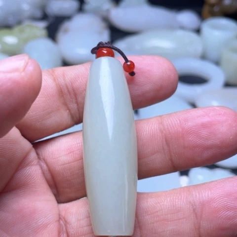 和田玉未镶嵌吊坠(不含链)