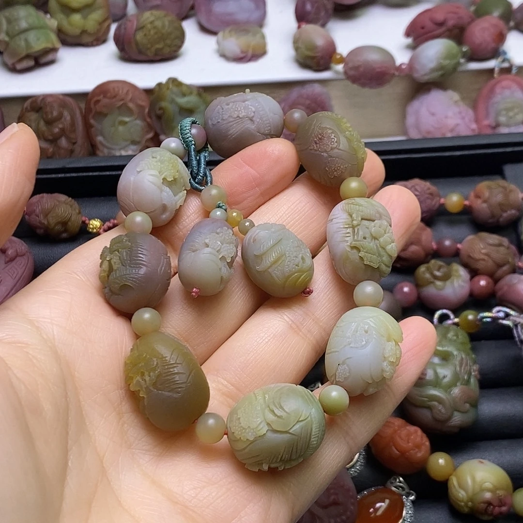 玛瑙/玉髓未镶嵌手链