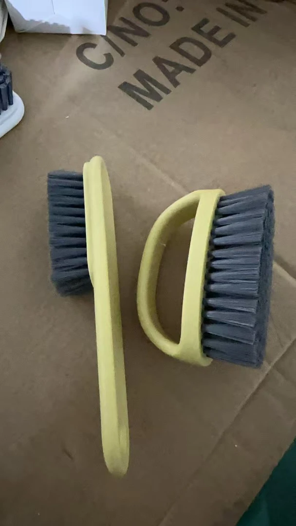 (2件套)高品质鞋刷手柄刷颜色随机