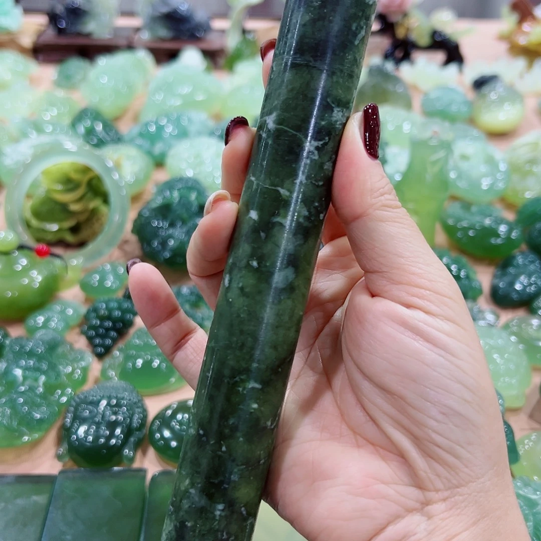 未镶嵌蛇纹石玉擀面