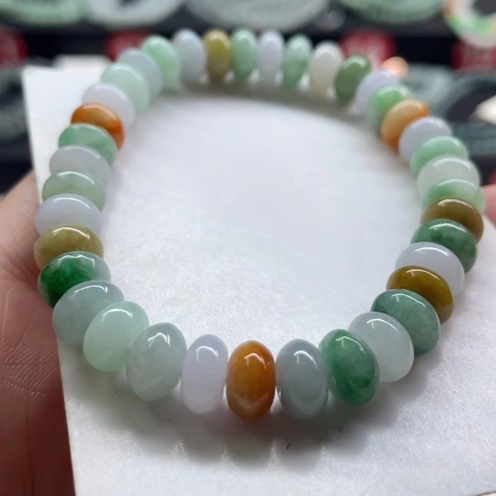 未镶嵌手链翡翠卡8.6