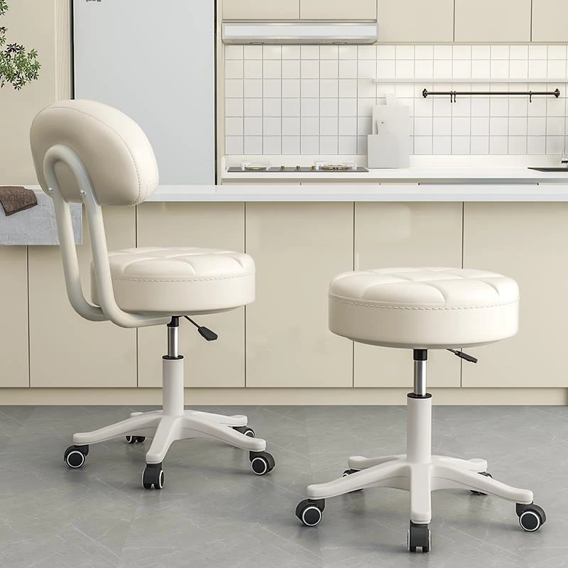 FAVMARTHA万向轮小凳子学生宿舍书桌用椅子家用化妆圆凳子带轮椅