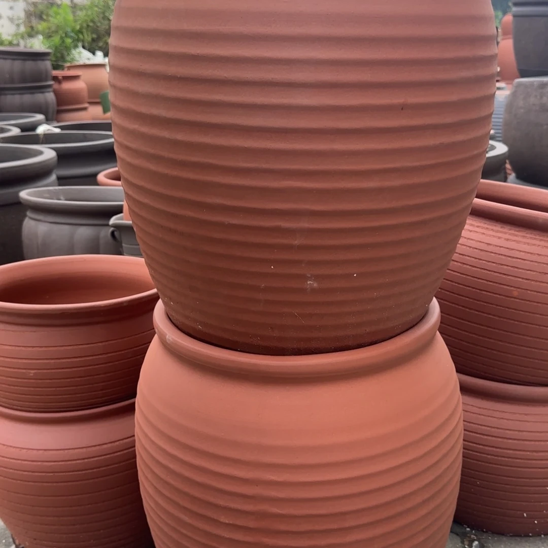 紫砂花盆口35高50宜兴紫砂粗糙正常