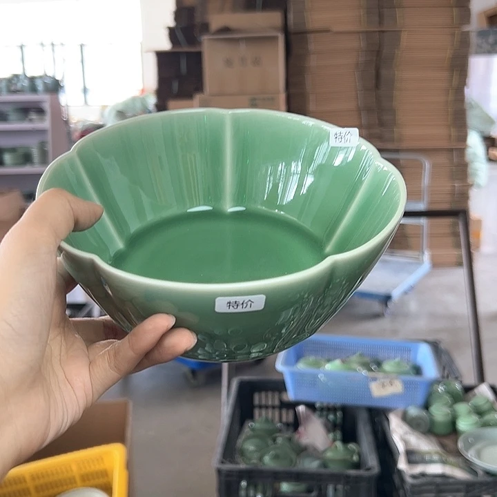 龙泉云间青瓷小米茶器