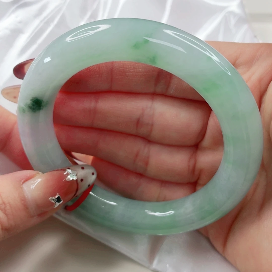 翡翠未镶嵌手镯56x005