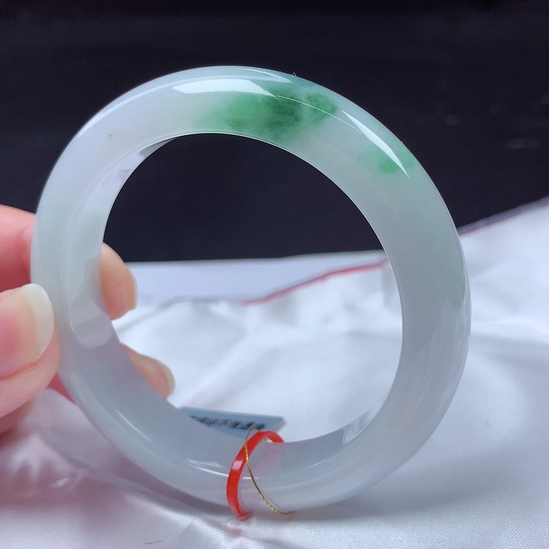 翡翠未镶嵌手镯54圈600269