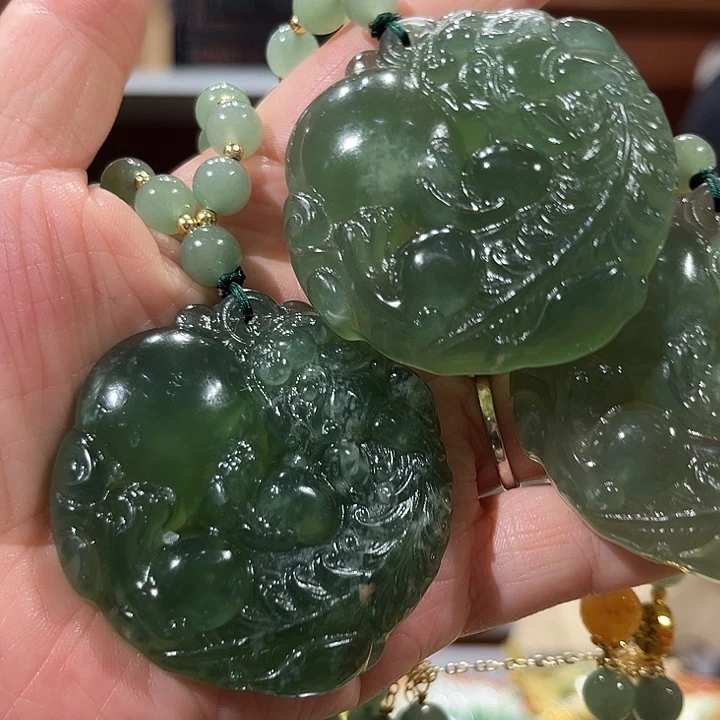 未镶嵌岫玉毛衣链