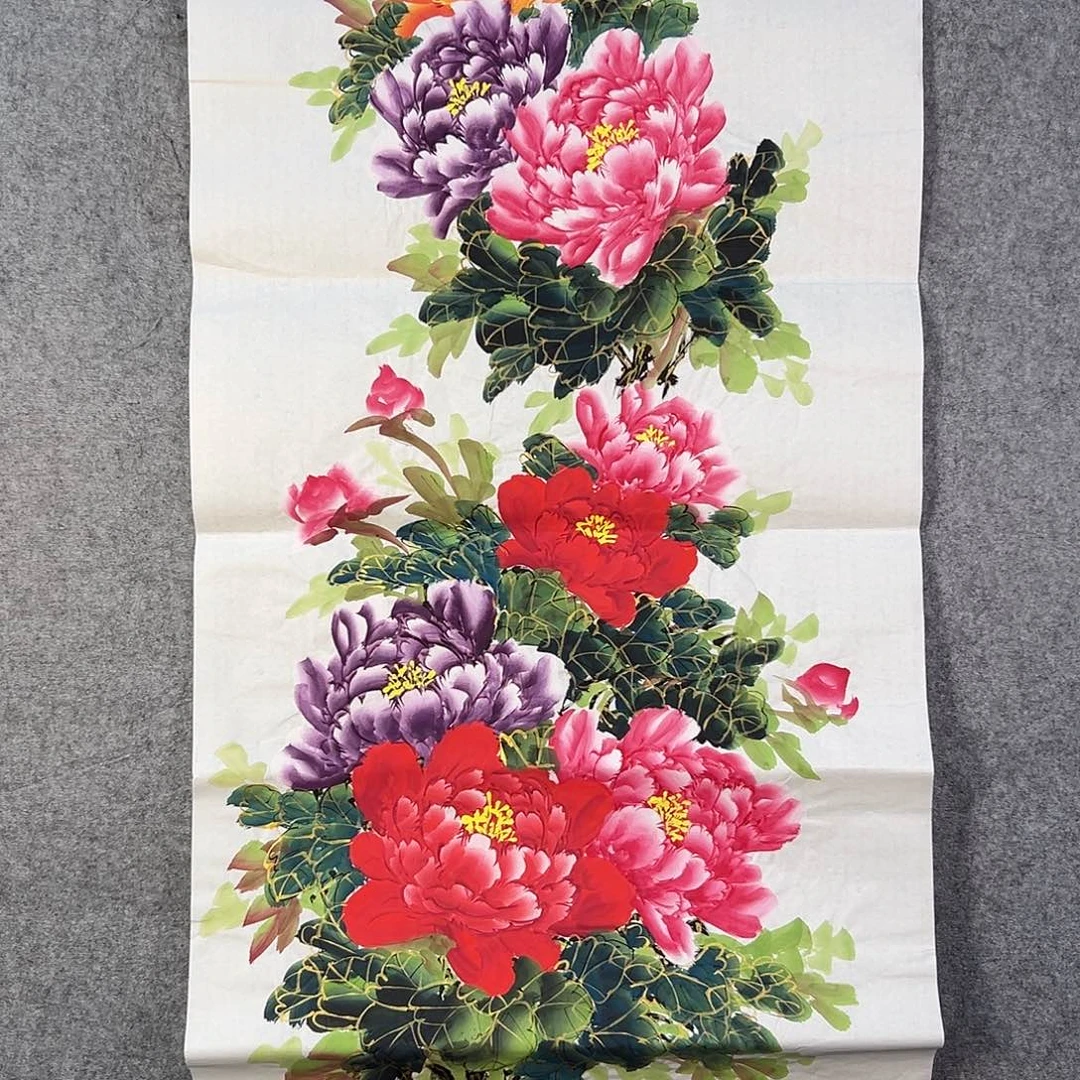 国画804 牡丹等植物生长于这里
