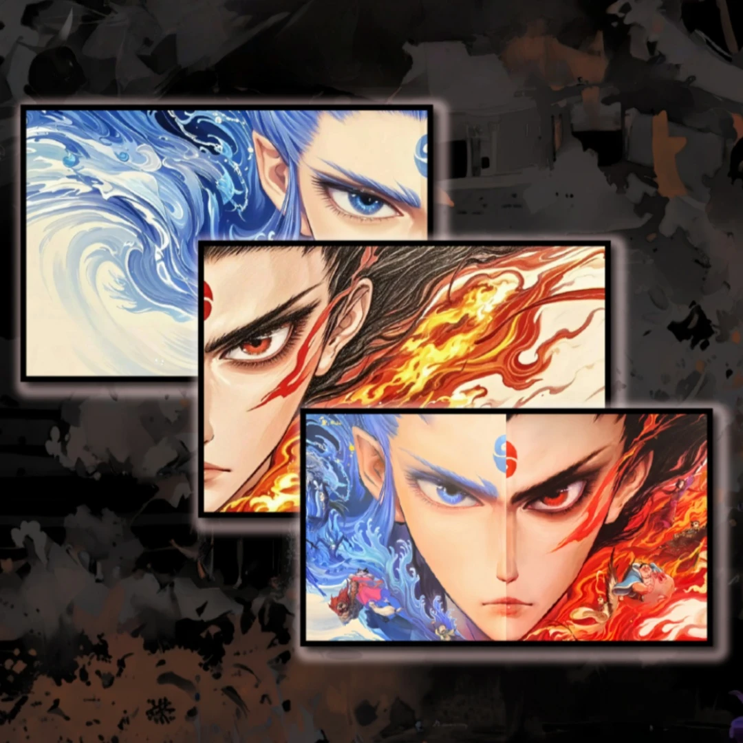 【叠叠X贝贝专属】天绘文创x哪吒极绘色纸 二创卡牌盲盒(默认代拆)
