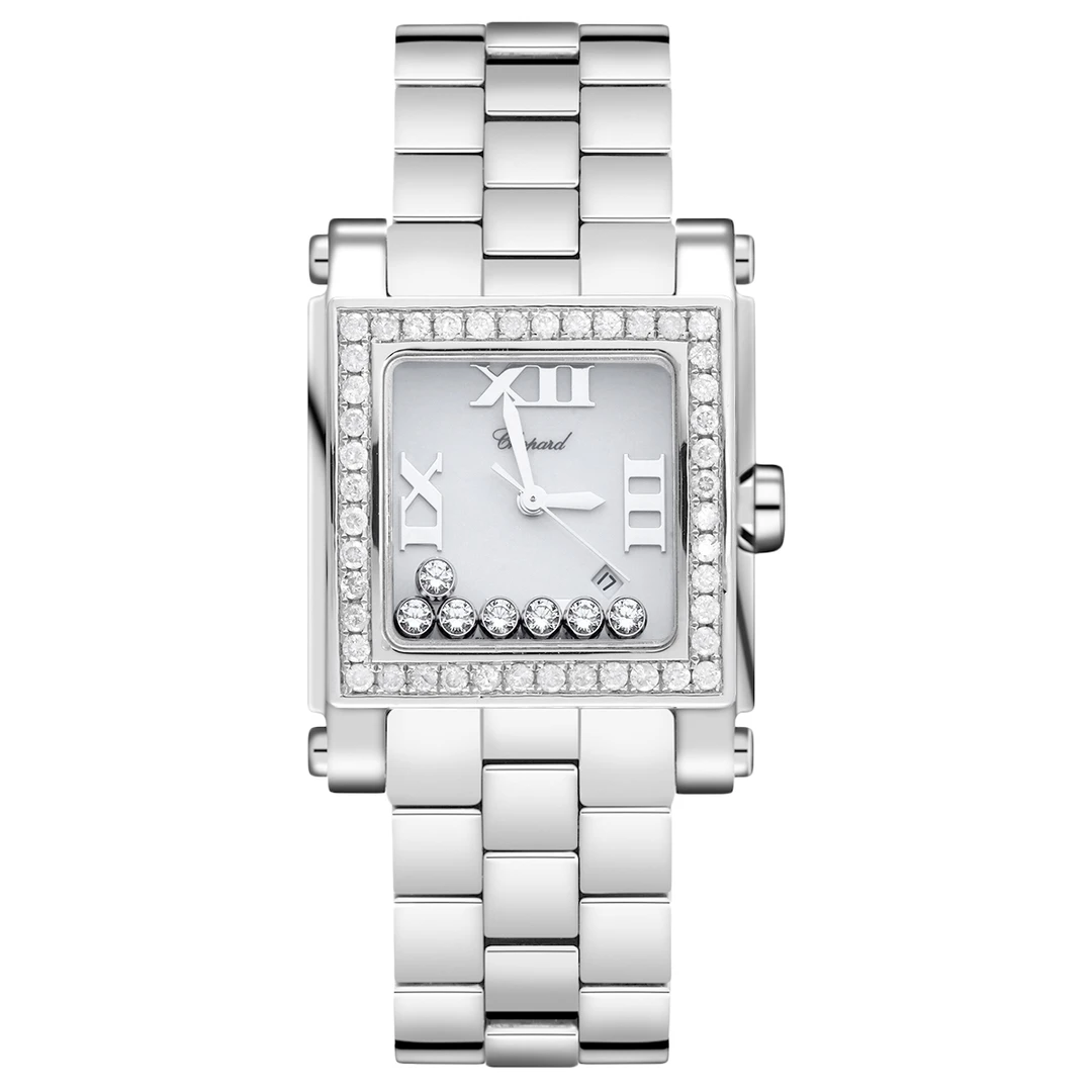 99新 Chopard/萧邦 HAPPY DIAMONDS系列278495后钻腕表/WHP034467