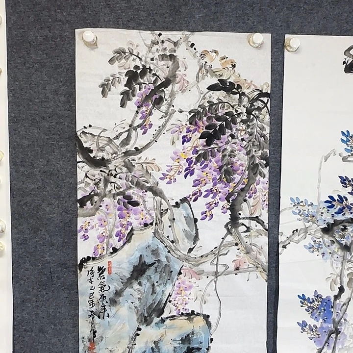国画国画花鸟画作品