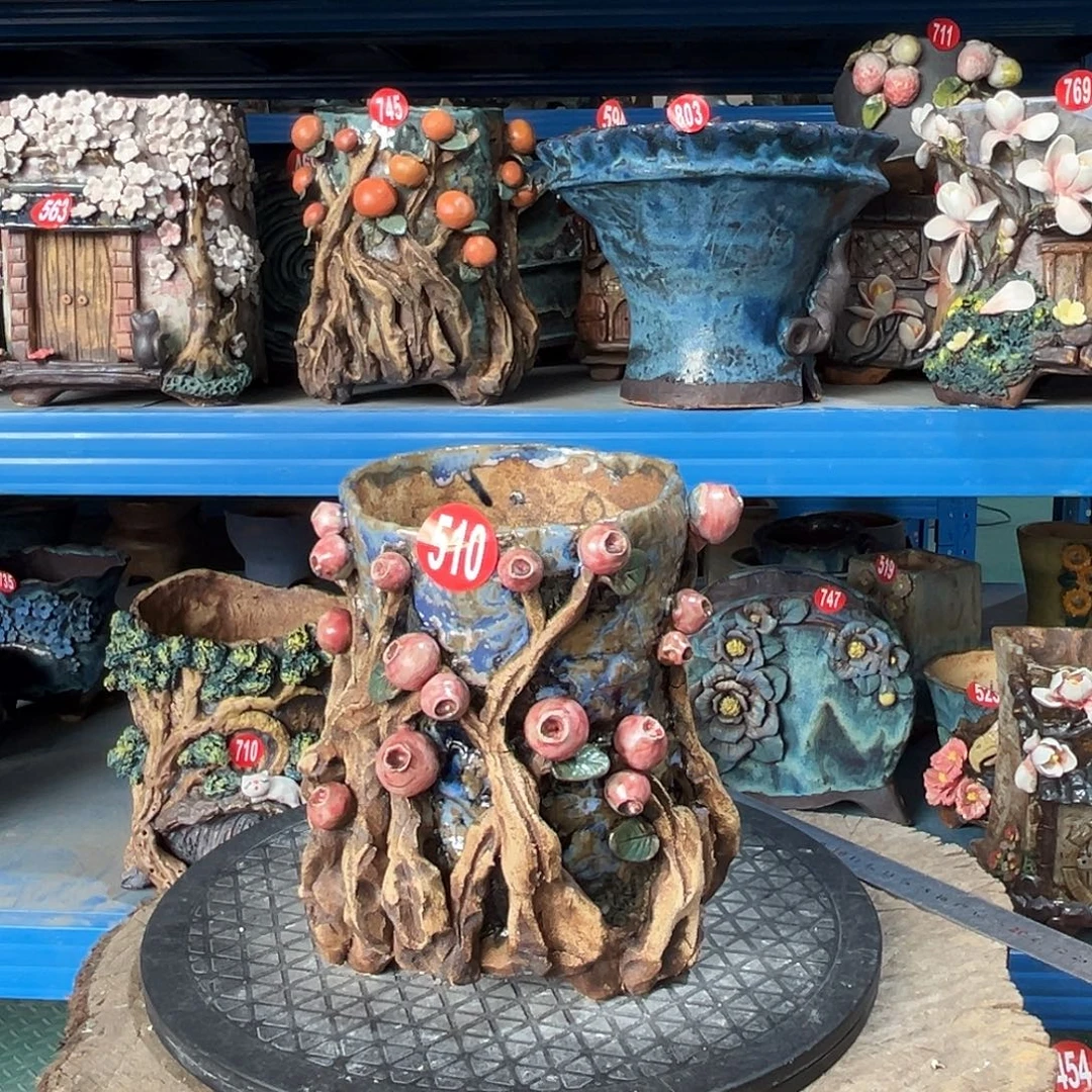 510 号陶然花器手工花盆