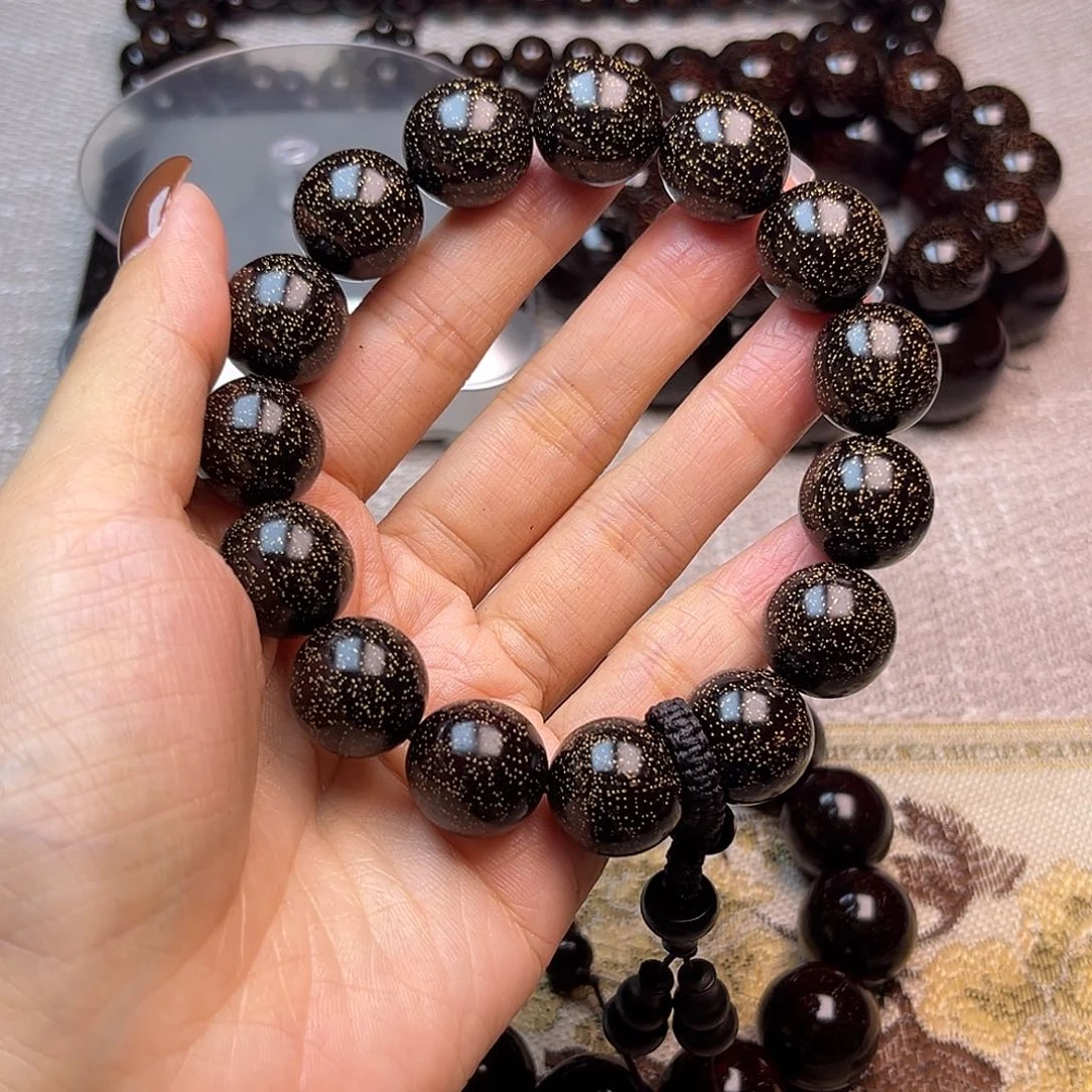 大***洋檀香紫檀（小叶紫檀）1.5 15颗爆星