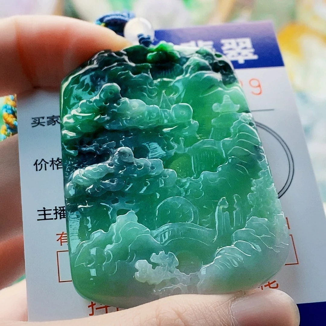 吊坠(不含链)未镶嵌翡翠唐**风