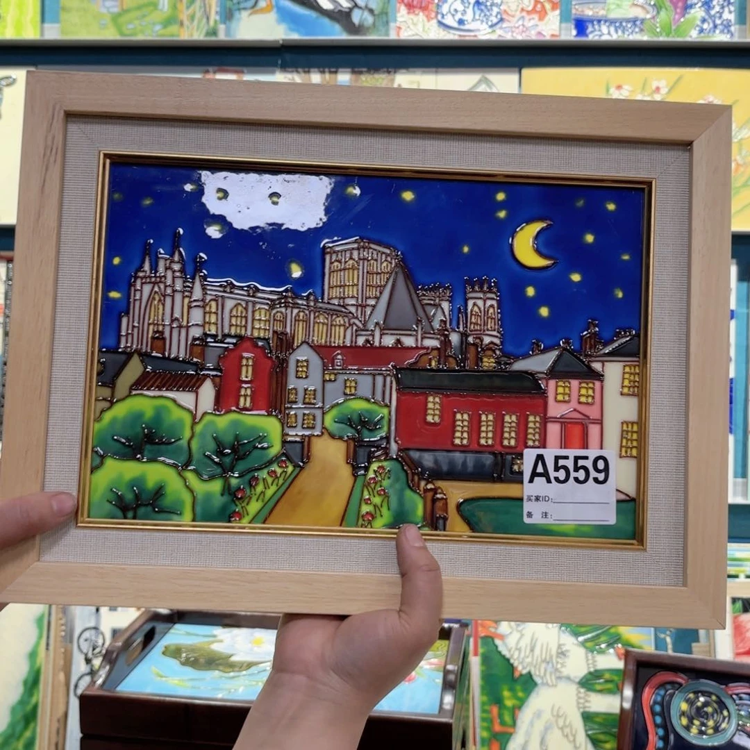 瓷片28.38连画带框特价福利