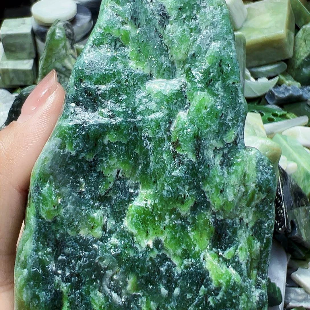 和田玉（糖玉）珠宝半成品未镶嵌在