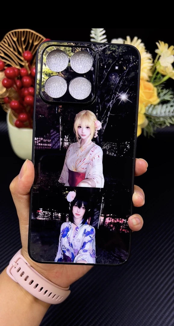 二次元手机壳来图定制私人定制高清摔不坏手机壳动漫卡通照片定制