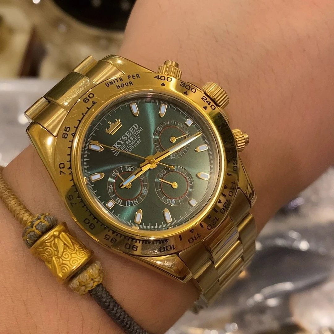 胶带天代金迪全自动机械表