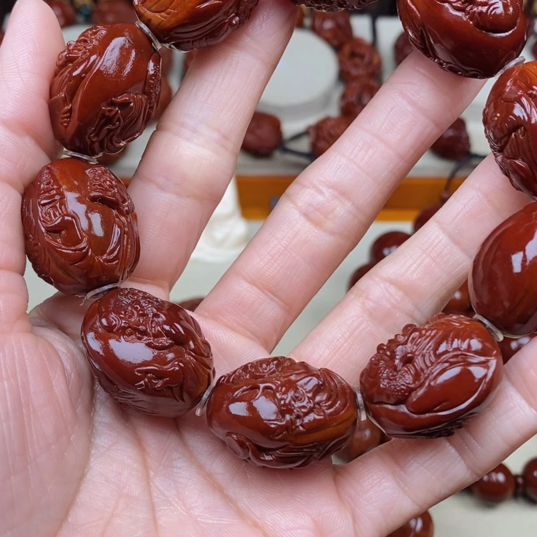 橄榄核吊坠木**武十八罗汉