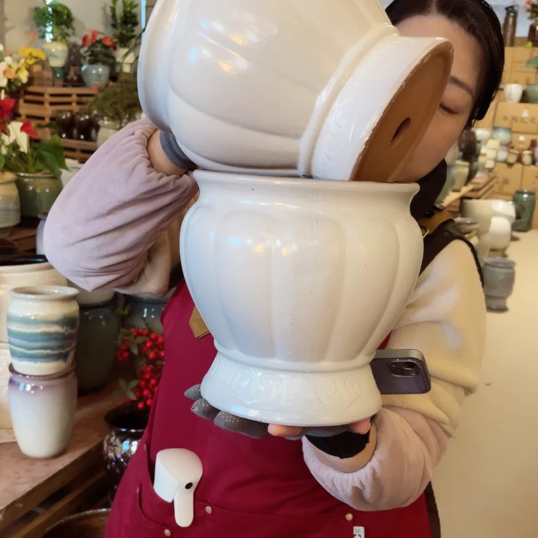 紫砂花盆高度20口径18