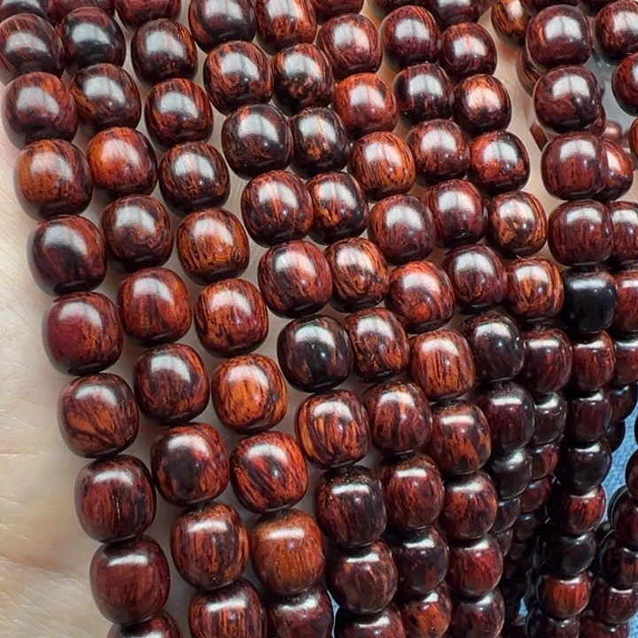 藤类海南红降树心油虎斑纹08老型108颗