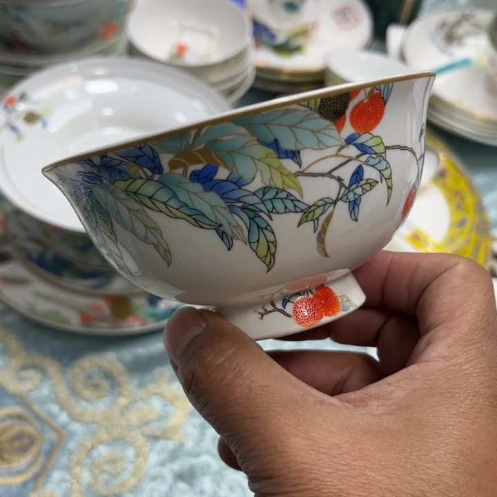 瓷片荔枝4.5寸六个哇塞