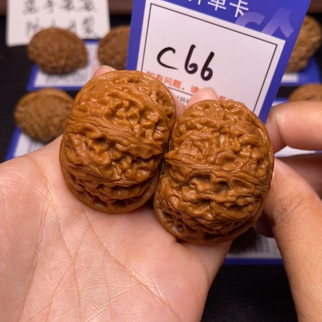 文玩核桃把件44宫灯c66