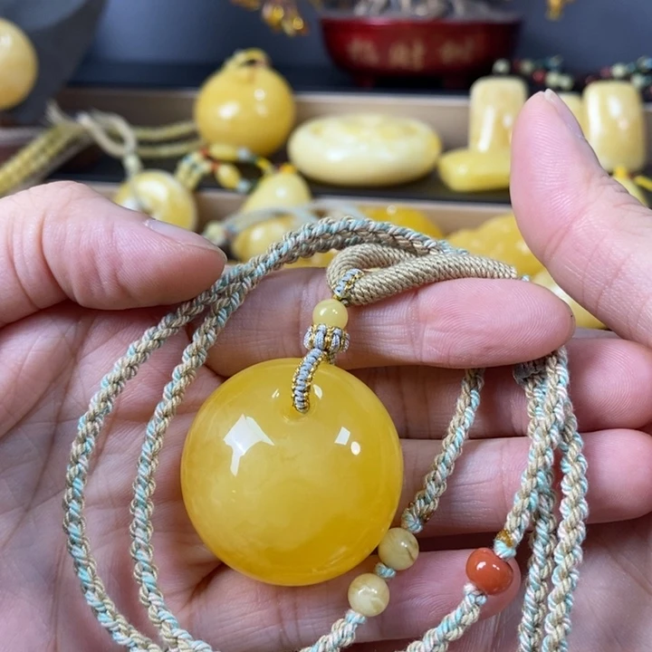 未镶嵌琥珀裸石公主扣