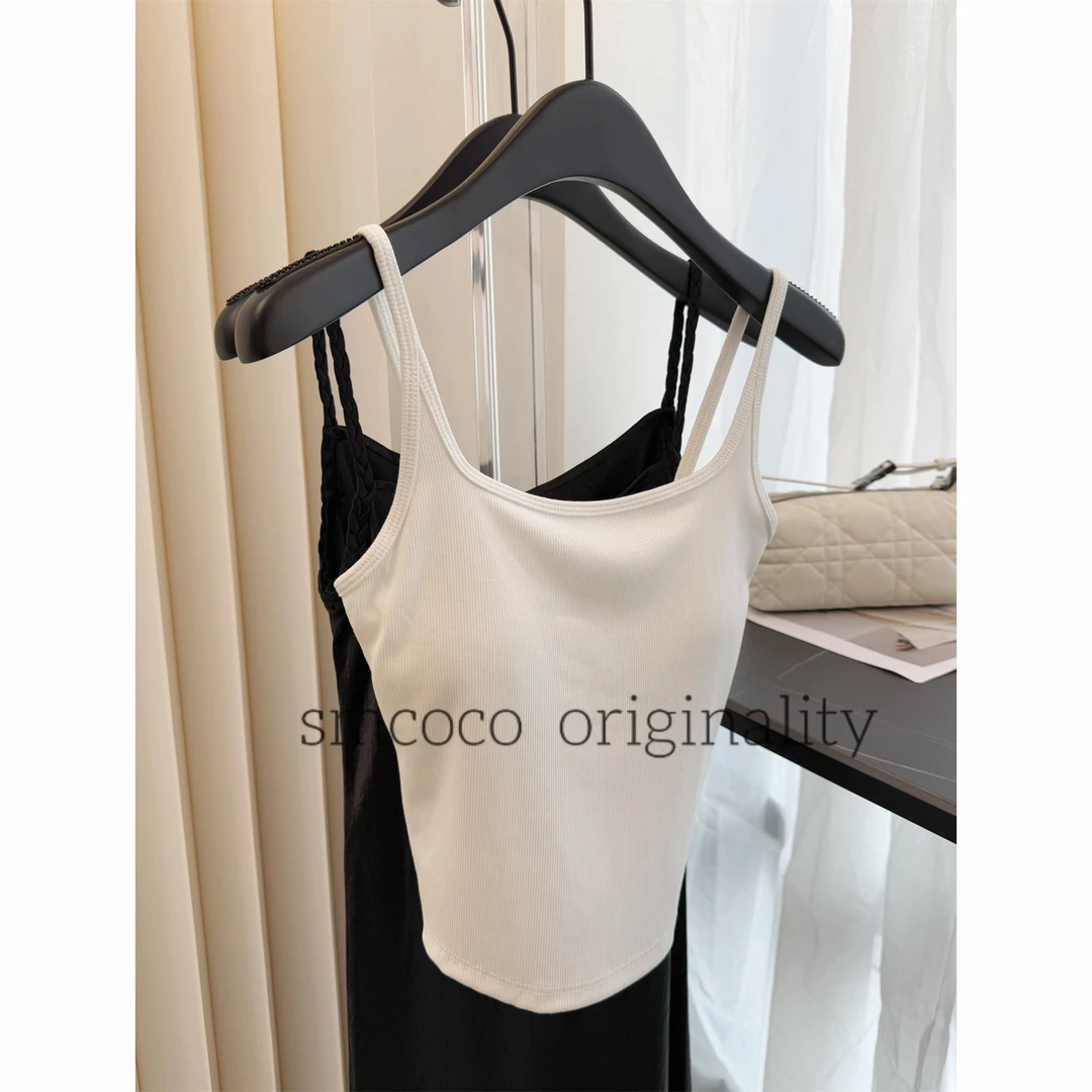 【重磅新款】简约舒适时尚百搭休闲修身弹力打底背心H1094