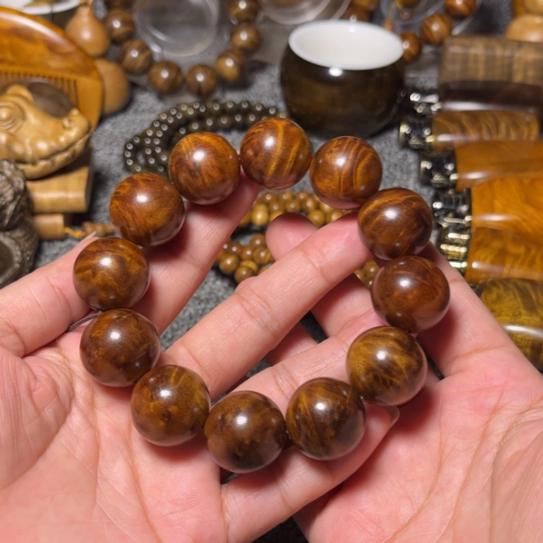 金丝楠枯木留疤手串2.0